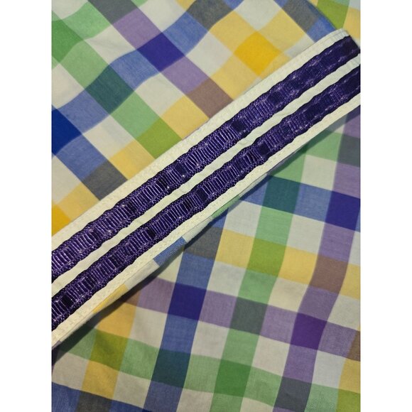 Robert Graham X Collection Mens Short Sleeve Shirt XL Multicolor Check - Picture 11 of 12